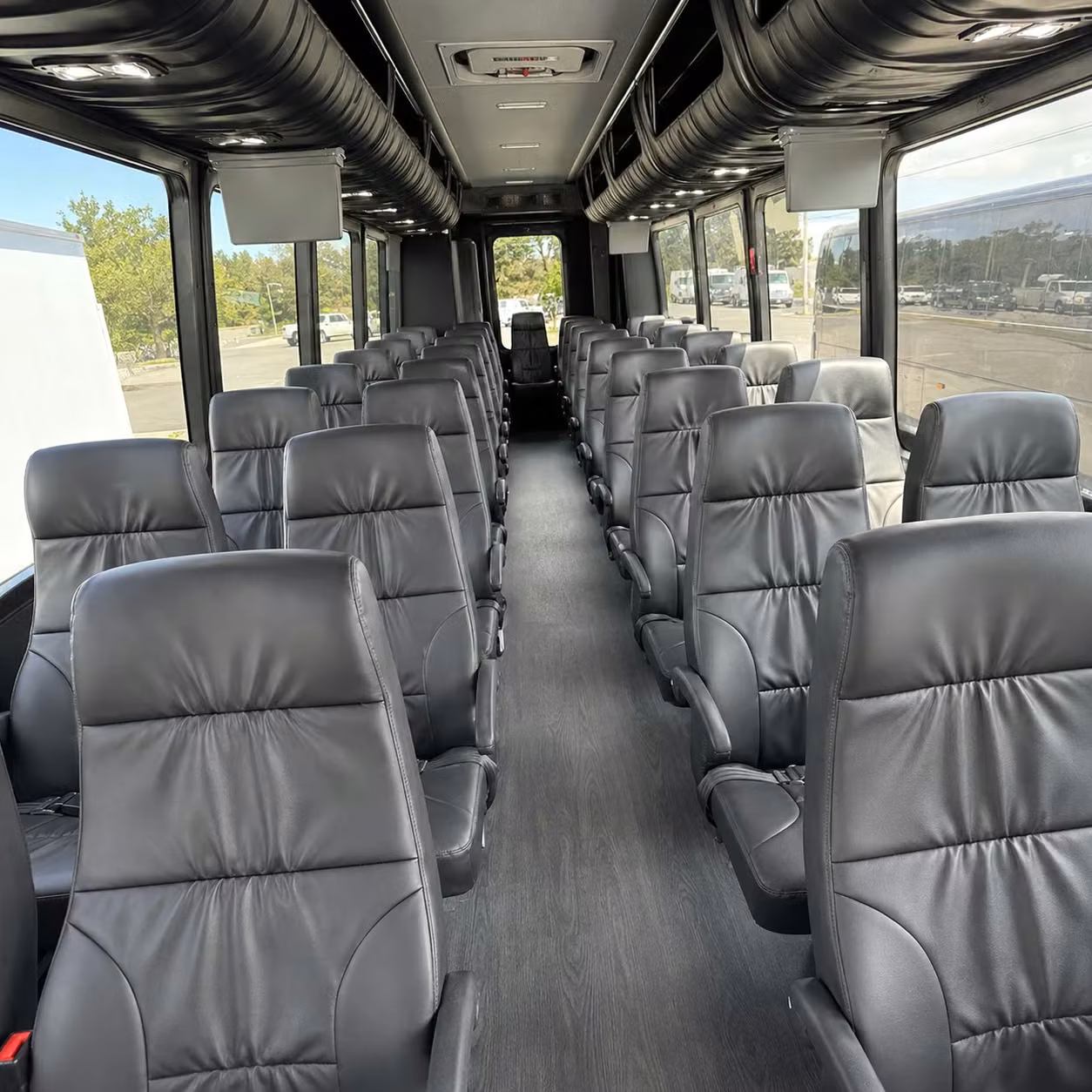 25 passenger minibus inside