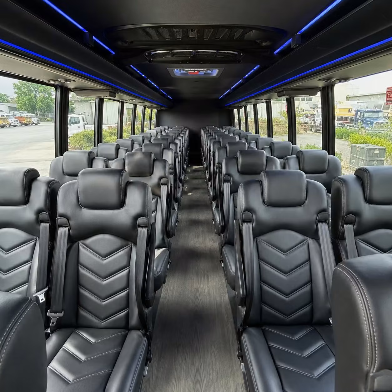 35 passenger minibus inside