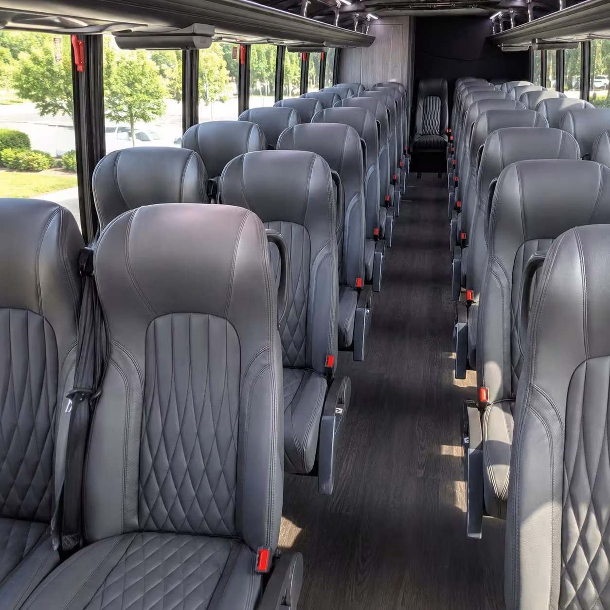 35 passenger minibus interior