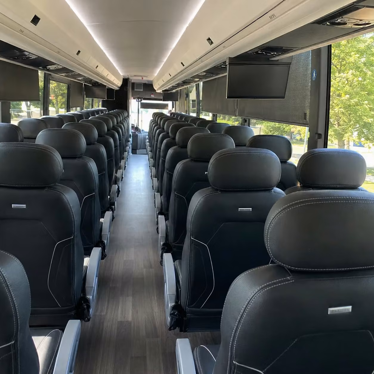 henderson charter bus interior